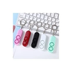 Wewoo 5 PCS 120dB Volume Fort Femmes Porte-clés D'alarme Anti-louplivraison...