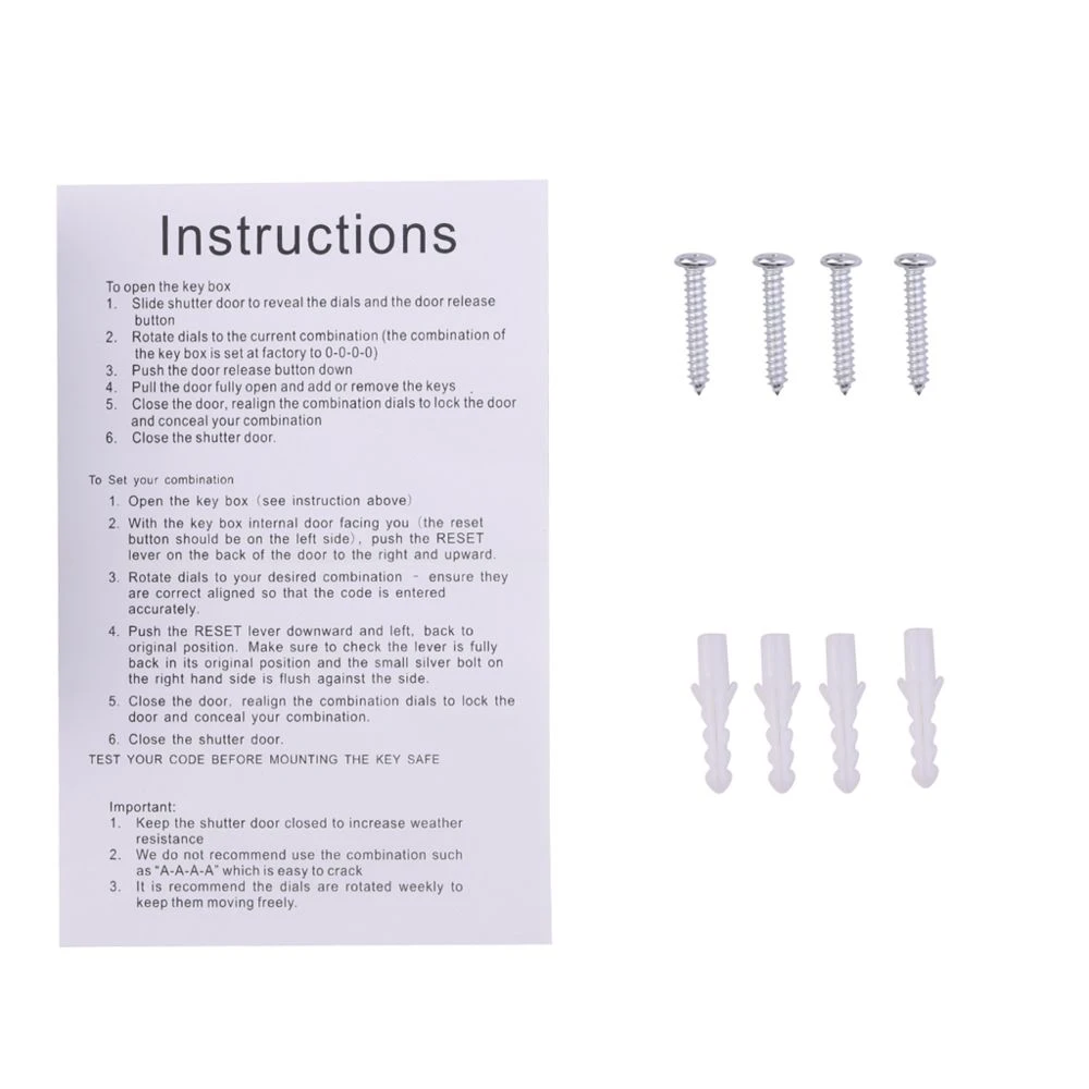 Marque Generique Coffret De Coffre-fort Fixé Au Mur Extérieur Avec La Serrure Et La C... 2 Marque Generique Coffret De Coffre-fort Fixé Au Mur Extérieur Avec La Serrure Et La C... – Image 2