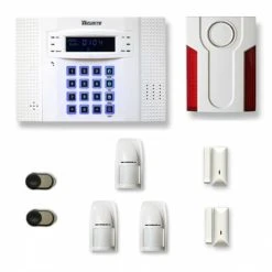 Tike Securite Alarme Maison Sans Fil DNB27 Compatible Box Internet Et GSM