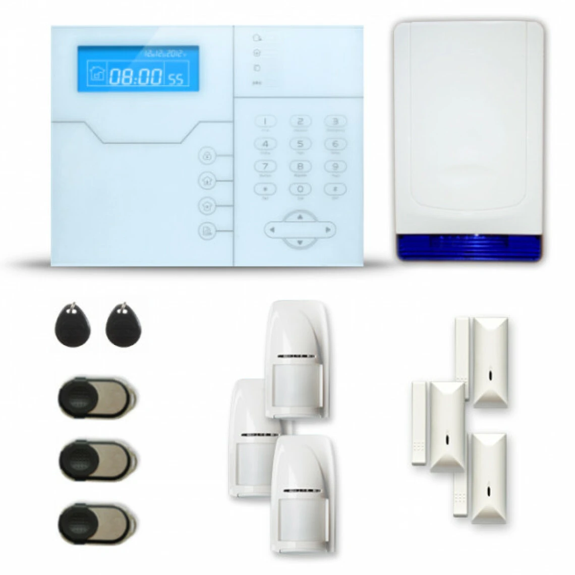 Tike Securite Alarme Maison Sans Fil SHB16 GSM/IP Avec Option GSM Incluse 1 Tike Securite Alarme Maison Sans Fil SHB16 GSM/IP Avec Option GSM Incluse