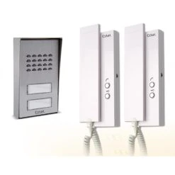 Avidsen - Portier Audio Collectif 2 Fils 2/4 Familles - Multipro 3