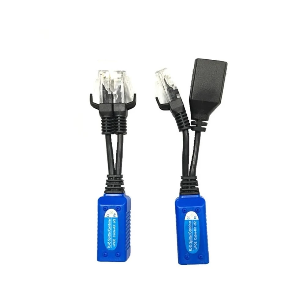 Wewoo Balun Vidéo 2 PCS Anpwoo UPOE02 épissable 2 En 1 POE Power + Etherne... 1 Wewoo Balun Vidéo 2 PCS Anpwoo UPOE02 épissable 2 En 1 POE Power + Etherne...