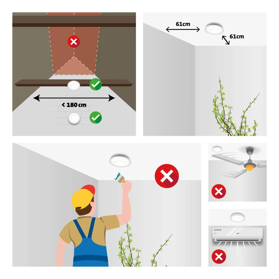 Alecto Détecteur De Fumée Interconnectable Sans Fil 10 Ans, Pack De 3 SA63 ... 5 Alecto Détecteur De Fumée Interconnectable Sans Fil 10 Ans, Pack De 3 SA63 ... – Image 5
