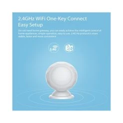 Wewoo Détecteur De Mouvement Infrarouge Sans Fil PIR Avec Réseau WiFi, Sup... -rue du commerce shop detecteur de mouvement sans fil pir avec detecteur de reseau sans fil wifi neo nas pd02w avec support magnetique et support des 2