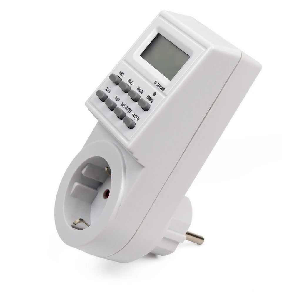 BeMatik Programmeur Hebdomadaire électrique Numérique De Type Prise 1 BeMatik Programmeur Hebdomadaire électrique Numérique De Type Prise