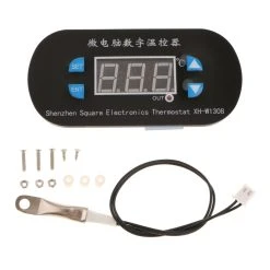 Marque Generique Contrôleur De Température Numérique Lcd Chauffage Sonde De Tempéra...