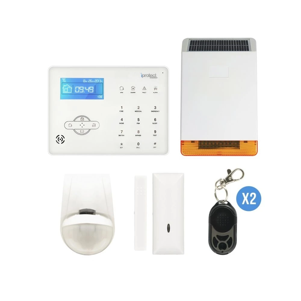 Iprotect KIT ALARME RTC + SIRENE SOLAIRE 2 Iprotect KIT ALARME RTC + SIRENE SOLAIRE – Image 2