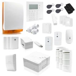 THOMSON Kit Sécurité Système D'alarme Sans Fil Pour Maison Connectée 28 Pc...