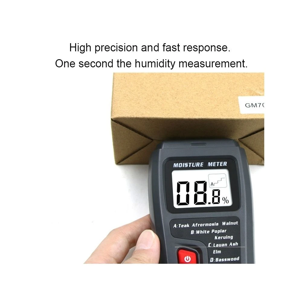 Wewoo Détecteur D'humidité Mesure De L'humidité En Bois Rechargeable D'ap... 5 Wewoo Détecteur D'humidité Mesure De L'humidité En Bois Rechargeable D'ap... – Image 5