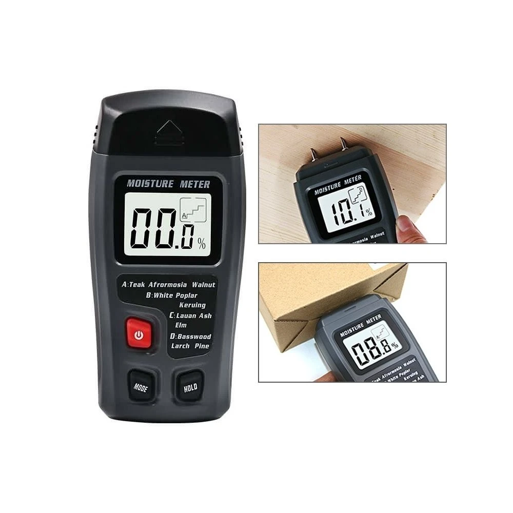 Wewoo Détecteur D'humidité Mesure De L'humidité En Bois Rechargeable D'ap... 1 Wewoo Détecteur D'humidité Mesure De L'humidité En Bois Rechargeable D'ap...