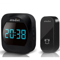 Universal Nouvelle Sonnette Automatique, Sans Fil.(Le Noir)