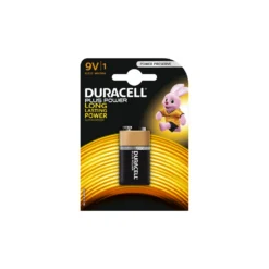 1 Pile 6LR61 9V Duracell Plus Sous Blister