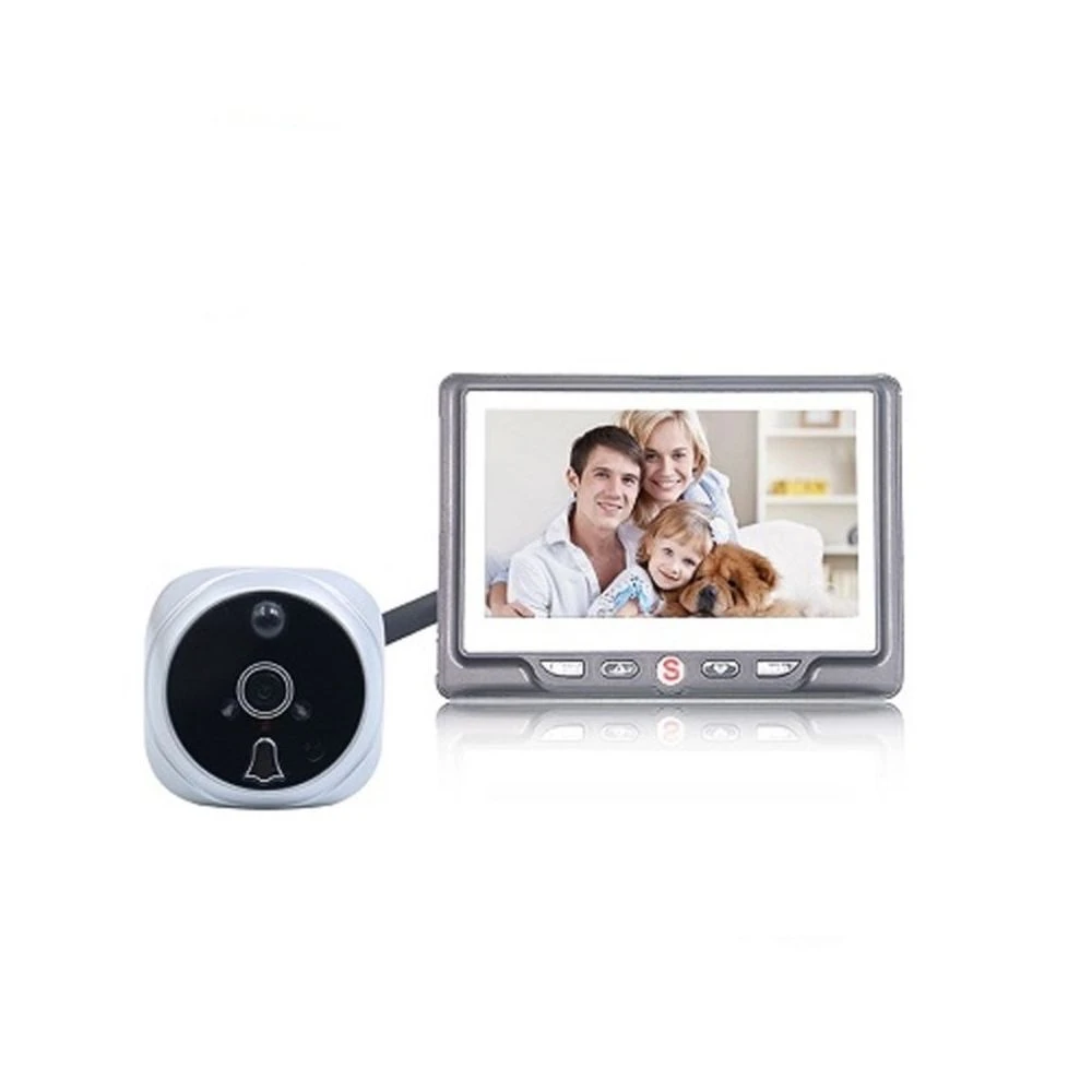 Wewoo Portier Vidéo Visiophone Sans Fil Interphone 4,3 Pouces LCD Porte Cam... 1 Wewoo Portier Vidéo Visiophone Sans Fil Interphone 4,3 Pouces LCD Porte Cam...