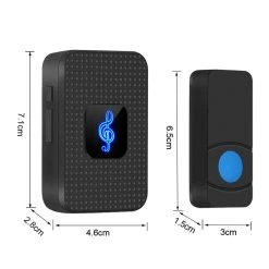 Universal Première Sonnerie, Mini Sonnerie Sans Fil, Longue Distance.(Le Noir) -rue du commerce shop premiere sonnerie mini sonnerie sans fil longue distancele noir 11637198 30618674 1140x1140