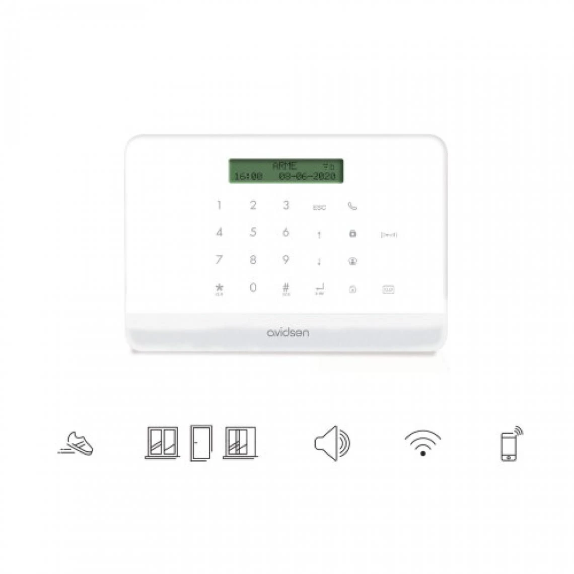 Promotion - Avidsen - Kit Alarme Connectée HomeSecure Sans Fil Alimen... 4 Promotion - Avidsen - Kit Alarme Connectée HomeSecure Sans Fil Alimen... – Image 4