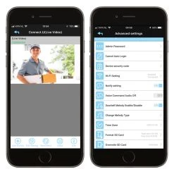 Alecto Sonnette Wi-Fi Avec Caméra DVC600IP Noir -rue du commerce shop sonnette wi fi avec camera dvc600ip noir 11793462 277250 1140x1140