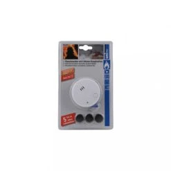 UniTEC Détecteur De Fumée CE Mini, Signal: Env. 85 DB, Blanc ()