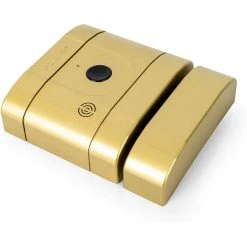 AYR Verrou électronique Invisible Avec 4 Télécommandes - Laiton Mat