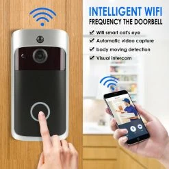 Universal WIFI Maison Intelligente Sonnette Télésurveillance Interphone Sonnet... 7 Universal WIFI Maison Intelligente Sonnette Télésurveillance Interphone Sonnet... -rue du commerce shop wifi maison intelligente sonnette telesurveillance interphone sonnette v5 infrarouge induction vision nocturne sonnette videole noir 11724600 30902458 1140x1140