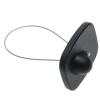 Primematik Étiquette Anti-vol Compatible EAS RF 8.2MHz 48x42mm Noir Avec Câble ...