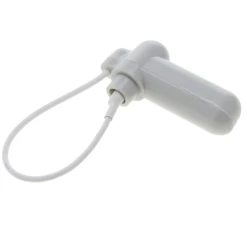 Primematik Étiquette Anti-vol Compatible EAS RF 8.2MHz 50 X 13 Mm Blanc Avec Câ...